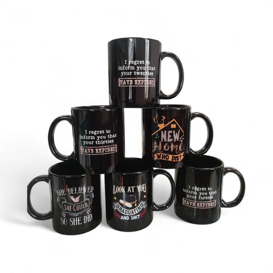 Custom Mugs (Black or White)
