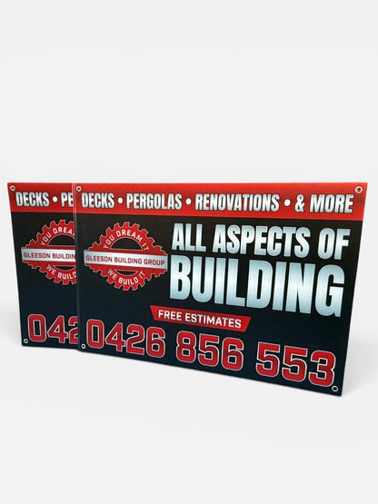 Corflute Signs (100 pcs)