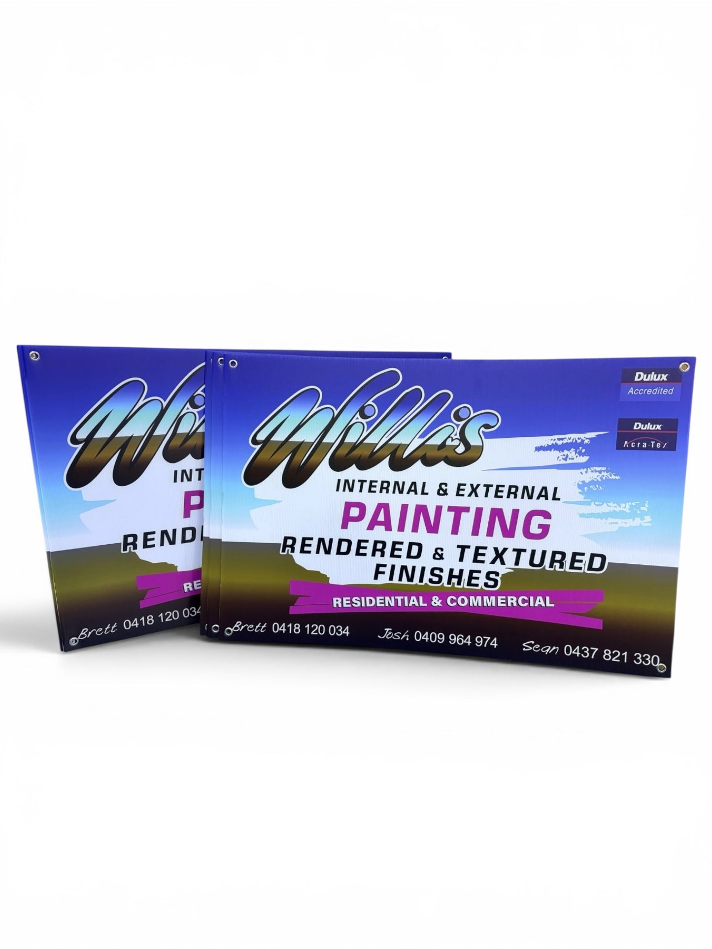 Corflute Signs (100 pcs)