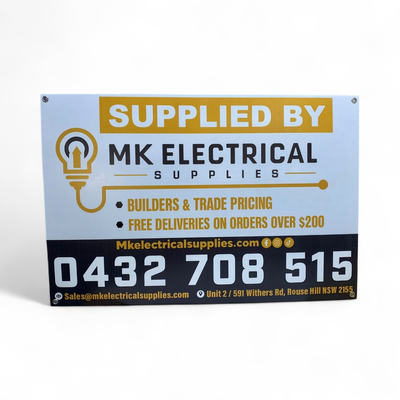 Corflute Signs (100 pcs)