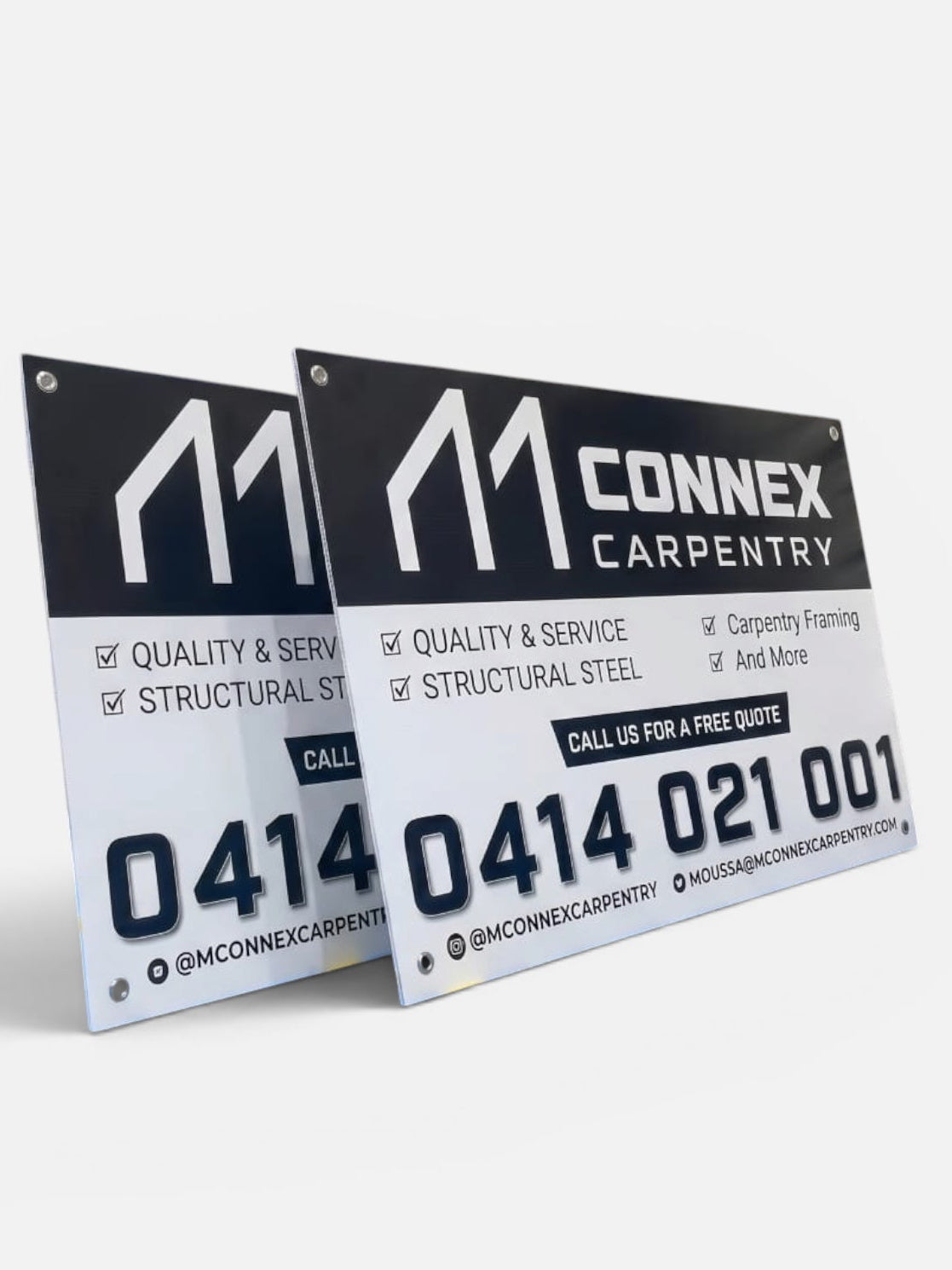 Corflute Signs (100 pcs)