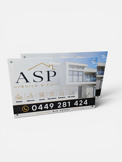 Corflute Signs (100 pcs)